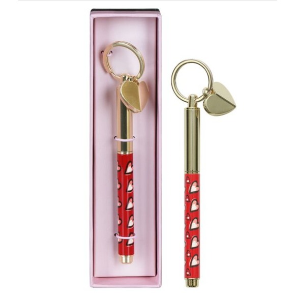 kate spade Other - KATE SPADE NEW YORK "HEARTS" KEY FOB PEN